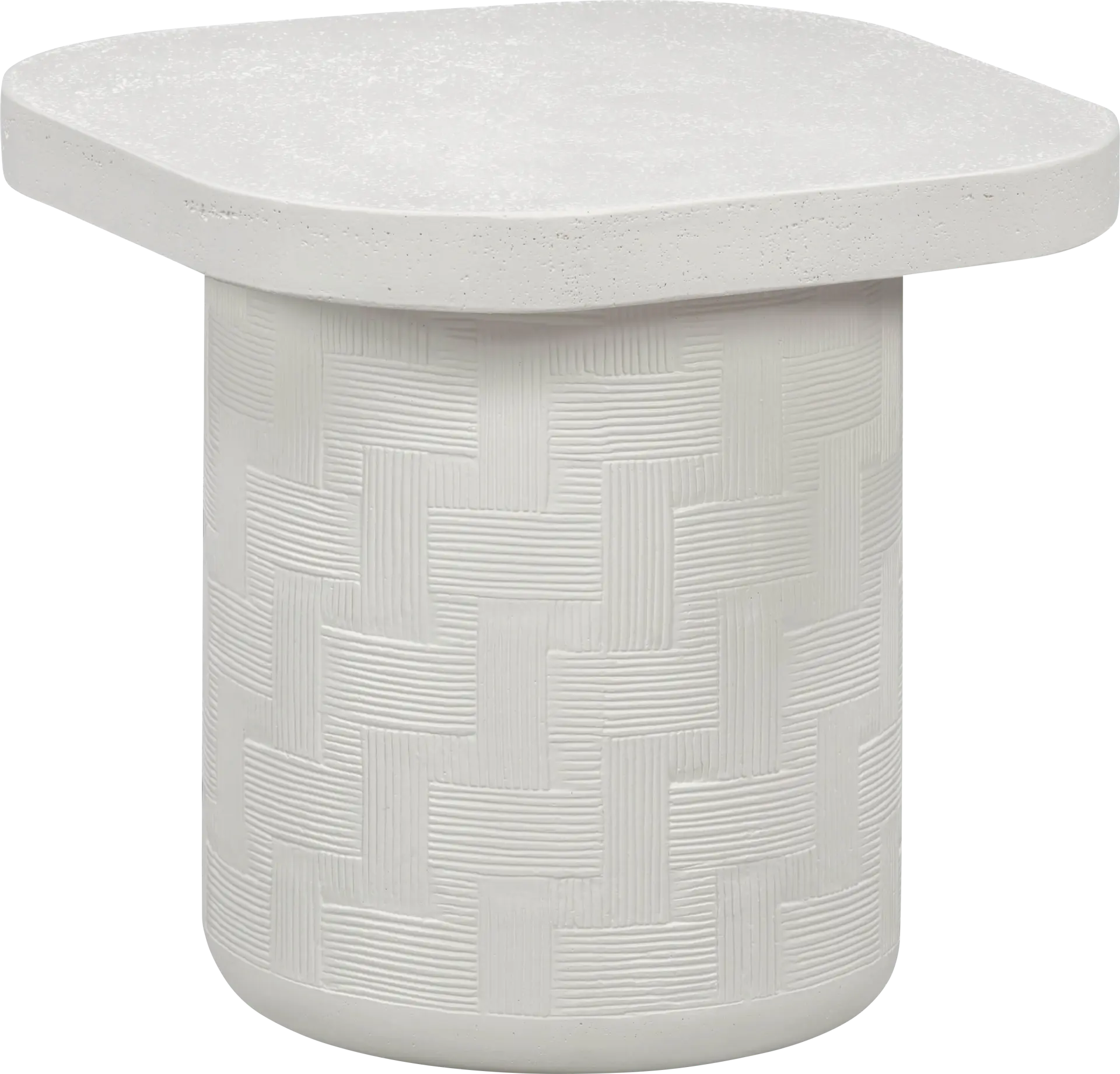 Carrina Off-White End Table