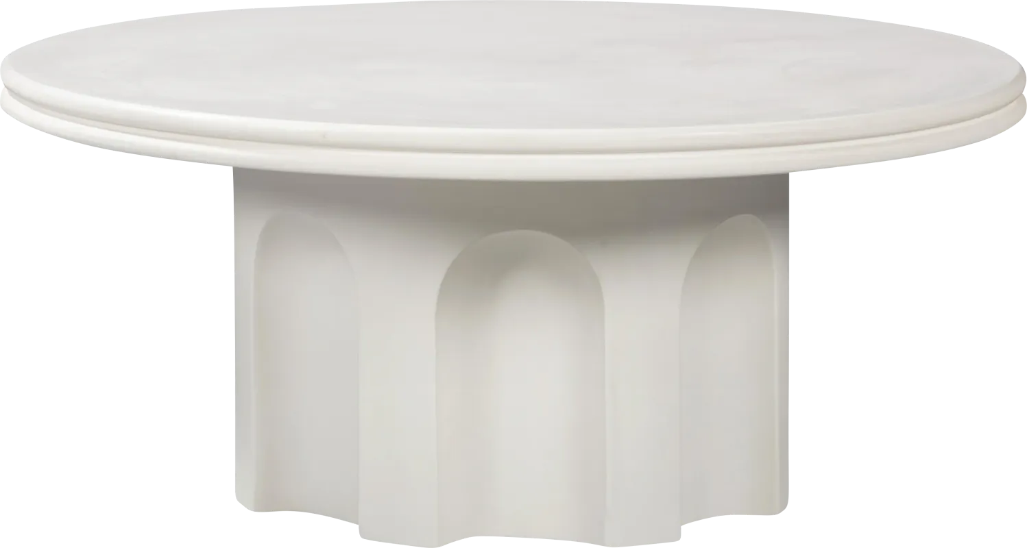 Kaihe Beige Cocktail Table
