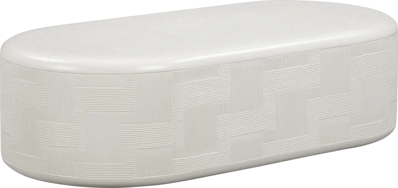 Carrina Off-White Cocktail Table