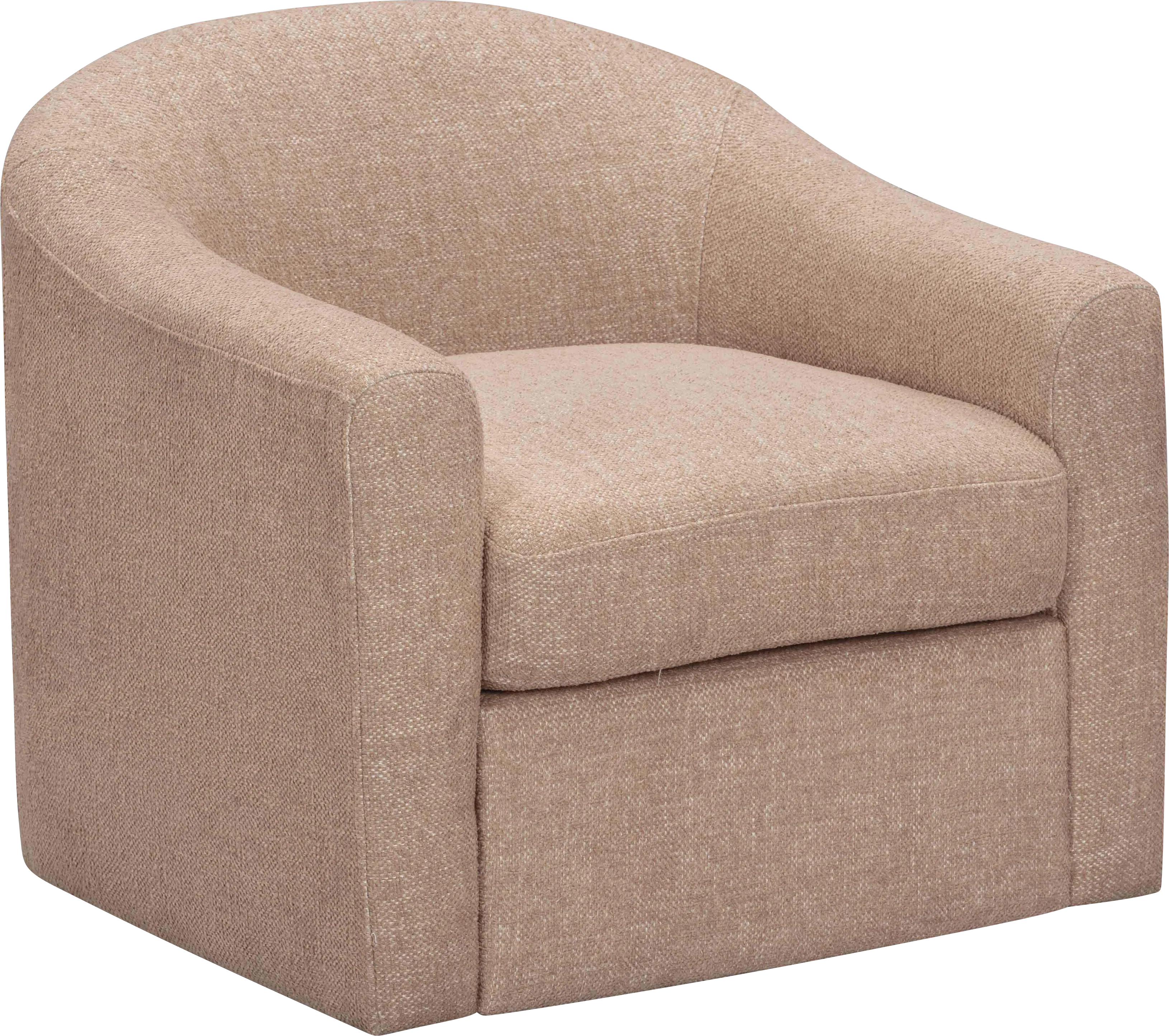 Shealynn Blush Swivel Accent Chair - Thumbnail - Image 1