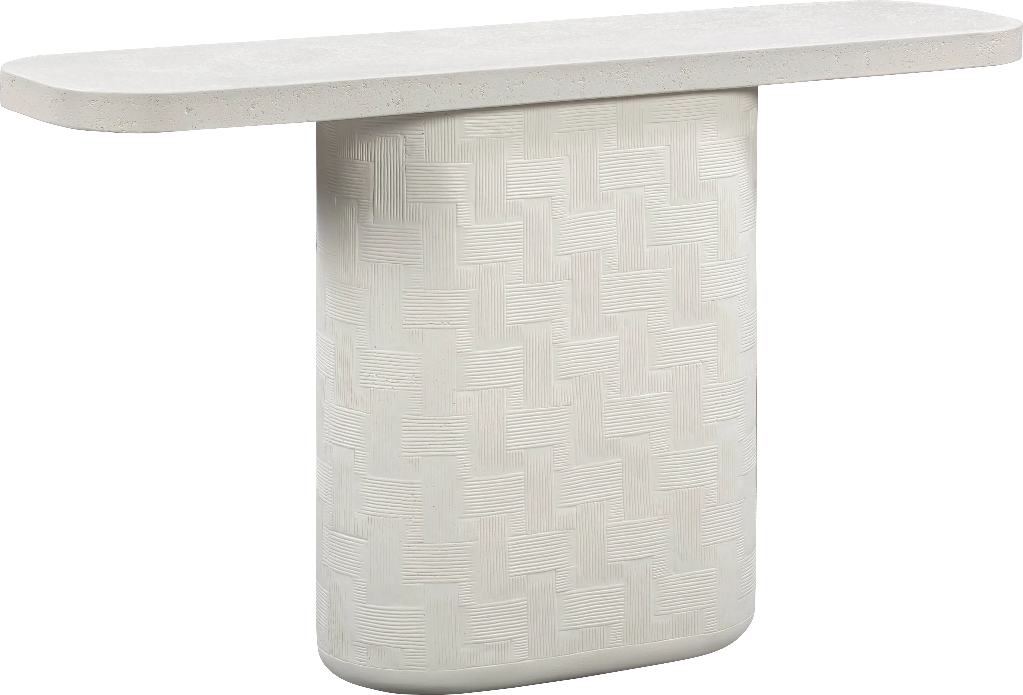 Carrina Off-White Console Table - Thumbnail - Image 1