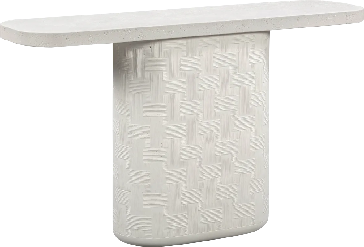 Carrina Off-White Console Table