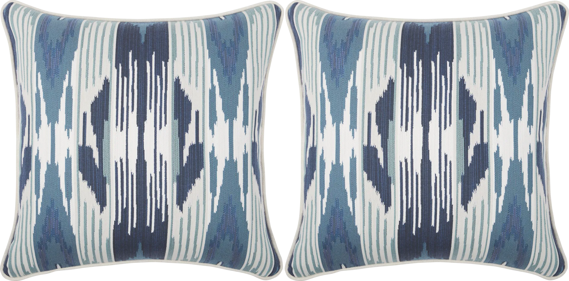 Lavura Indigo Indoor/Outdoor Accent Pillow, Set of Two - Image 1