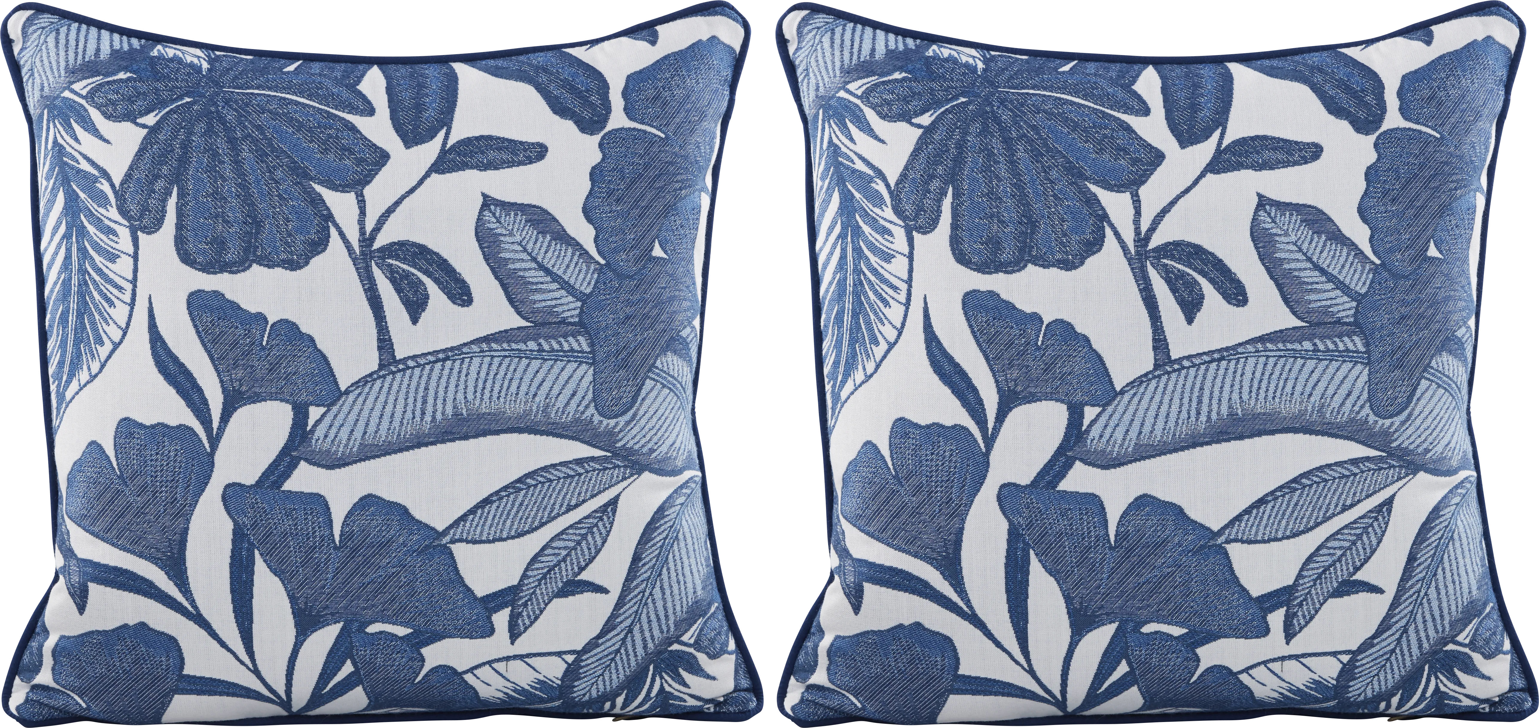 Lavish Palm Marine Indoor/Outdoor Accent Pillow, Set of Two - Thumbnail - Image 1