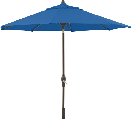 Seaport 9' Octagon Pacific Blue Outdoor Umbrella
