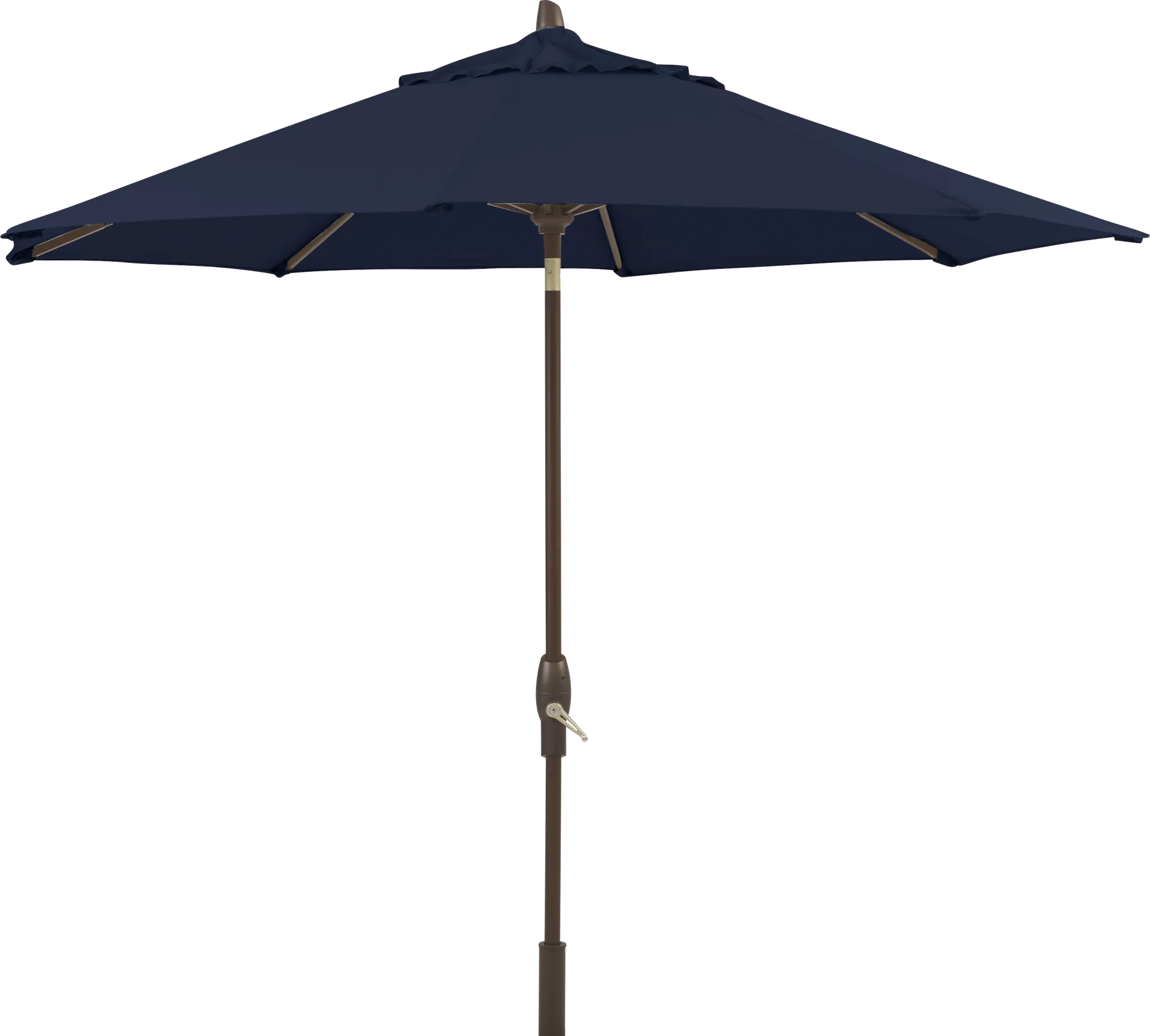 Seaport 9' Octagon Navy Outdoor Umbrella - Image 1