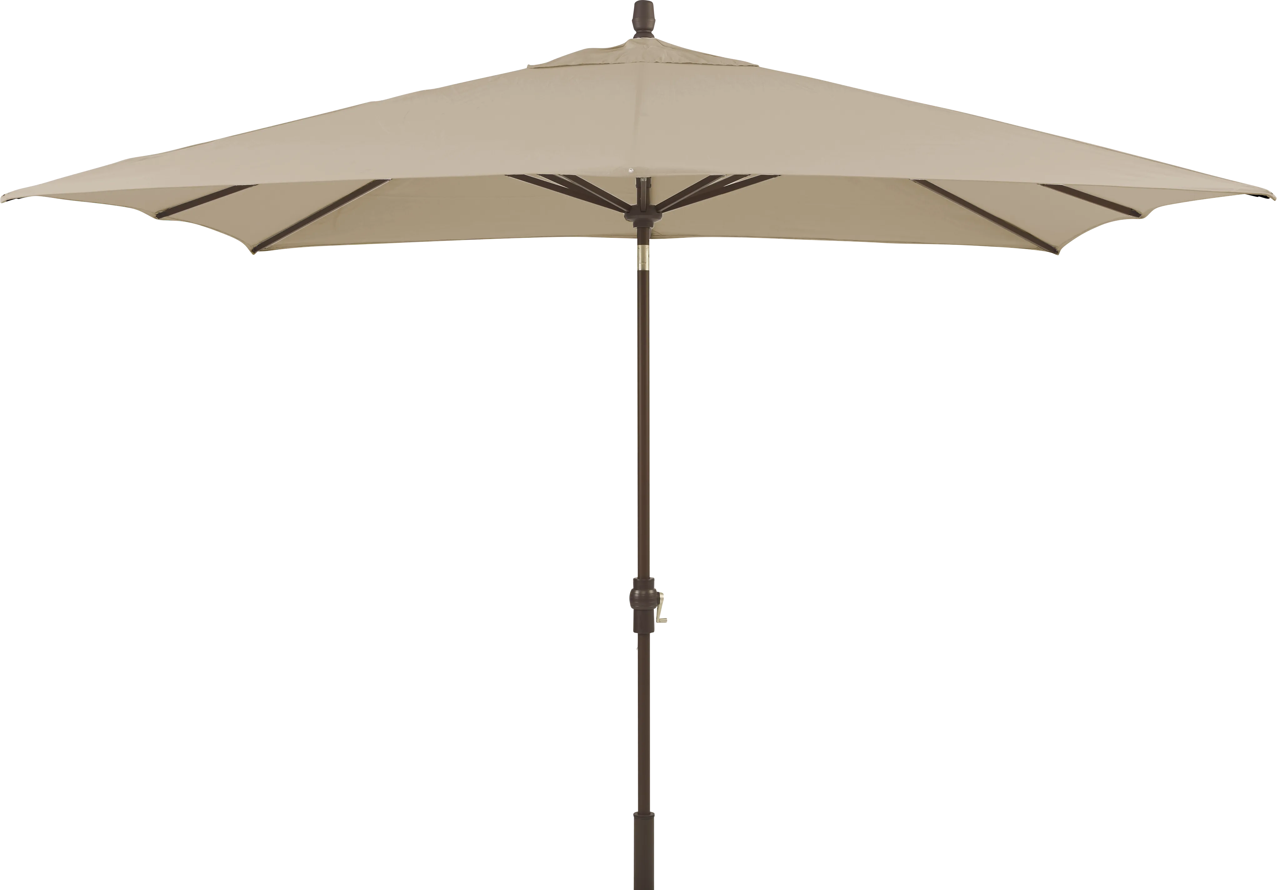 Seaport 8 x 10 Rectangle Flax Outdoor Umbrella - Thumbnail - Image 1