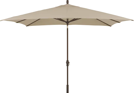 Seaport 8 x 10 Rectangle Flax Outdoor Umbrella