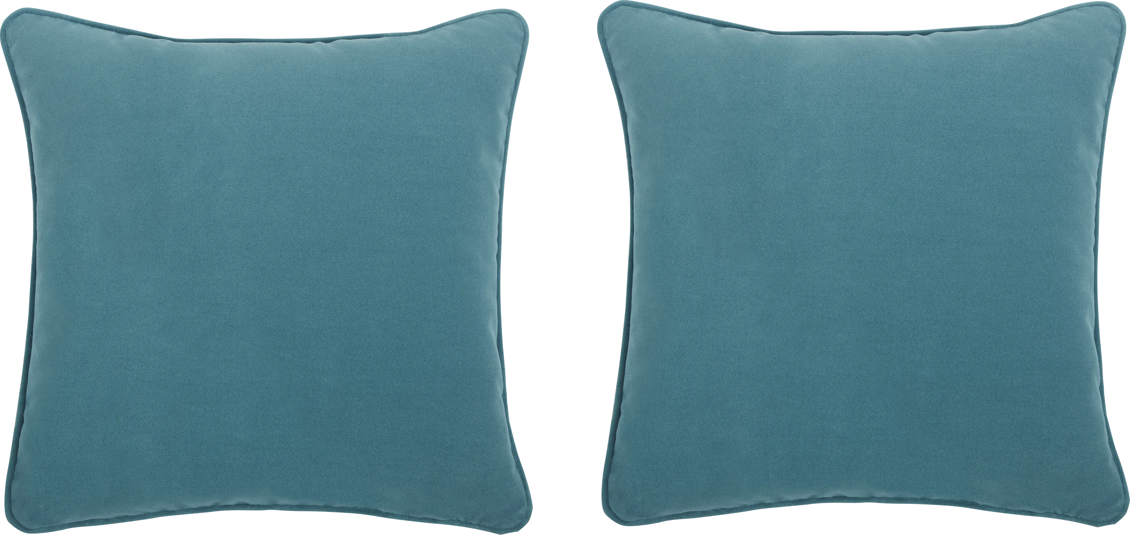 Sun Sorreo Teal Indoor/Outdoor Accent Pillow, Set of Two - Thumbnail - Image 1