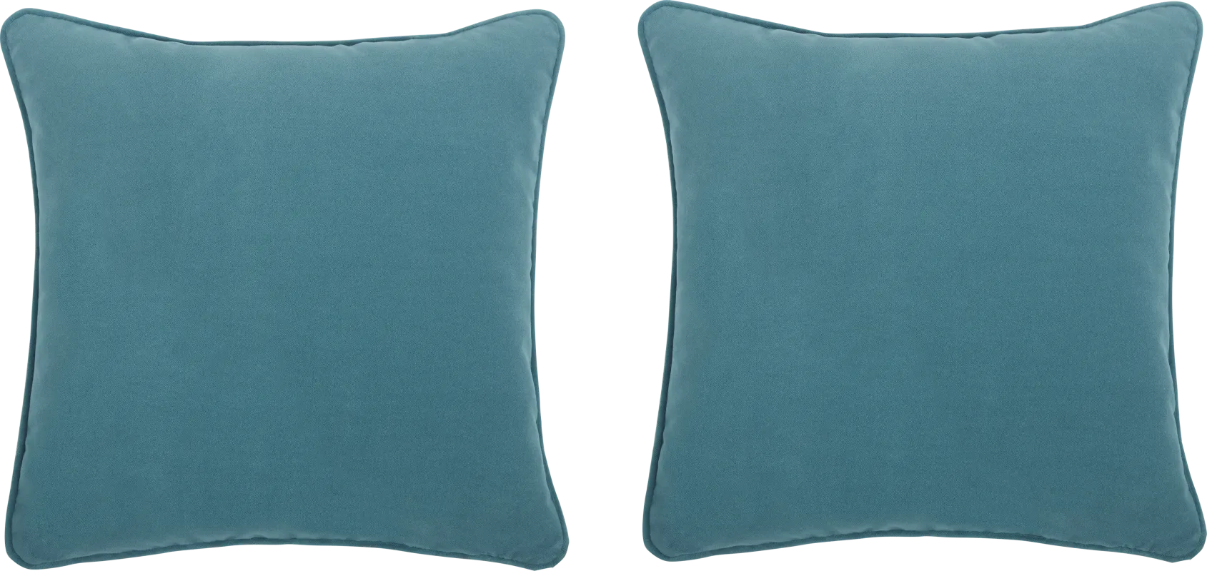 Sun Sorreo Teal Indoor/Outdoor Accent Pillow, Set of Two