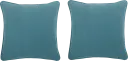 Sun Sorreo Teal Indoor/Outdoor Accent Pillow, Set of Two
