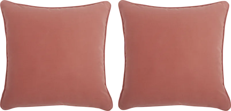 Sun Sorreo Coral Indoor/Outdoor Accent Pillow, Set of Two