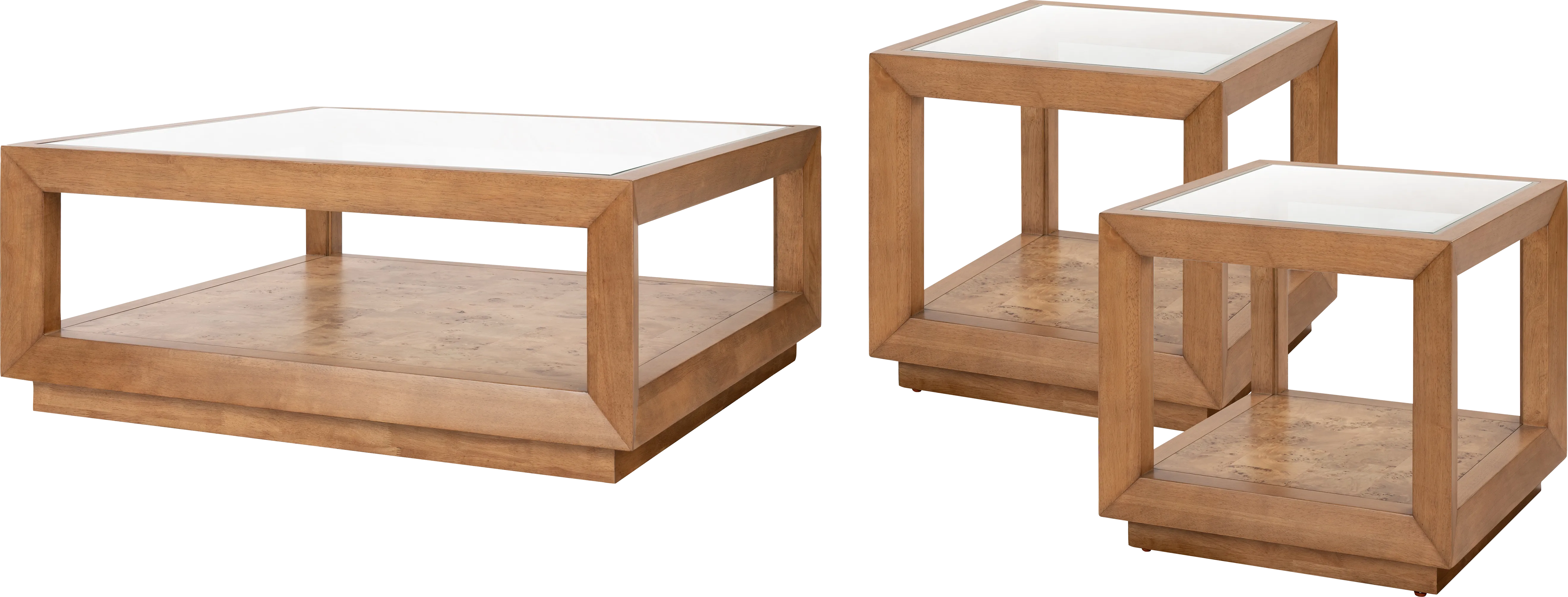 Branson Brown 3 Pc Table Set - Thumbnail - Image 1
