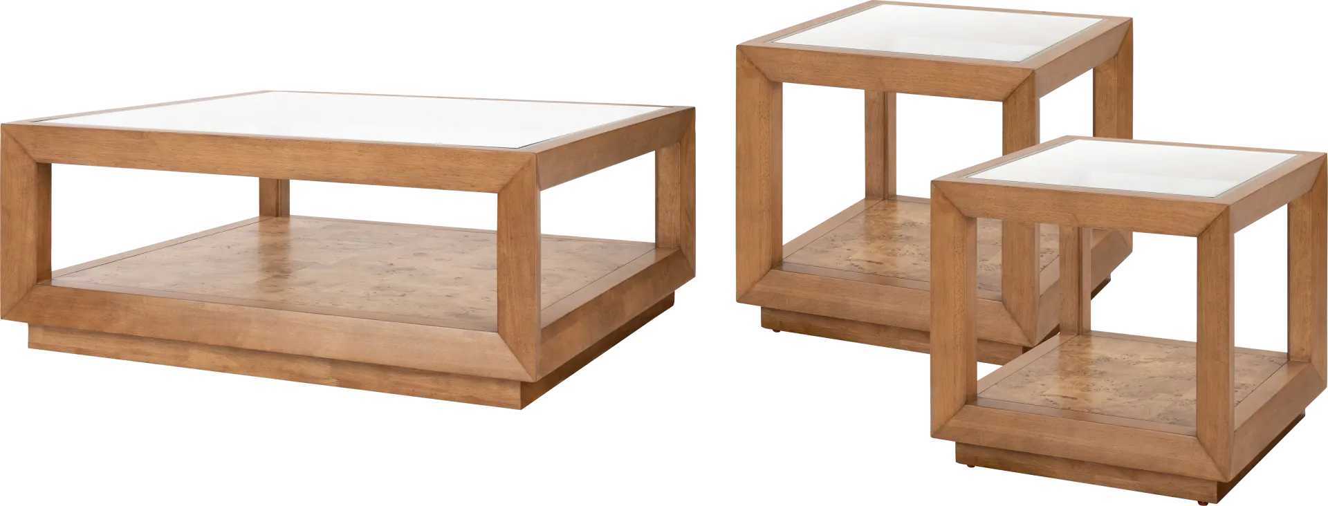 Branson Brown 3 Pc Table Set - Image 1