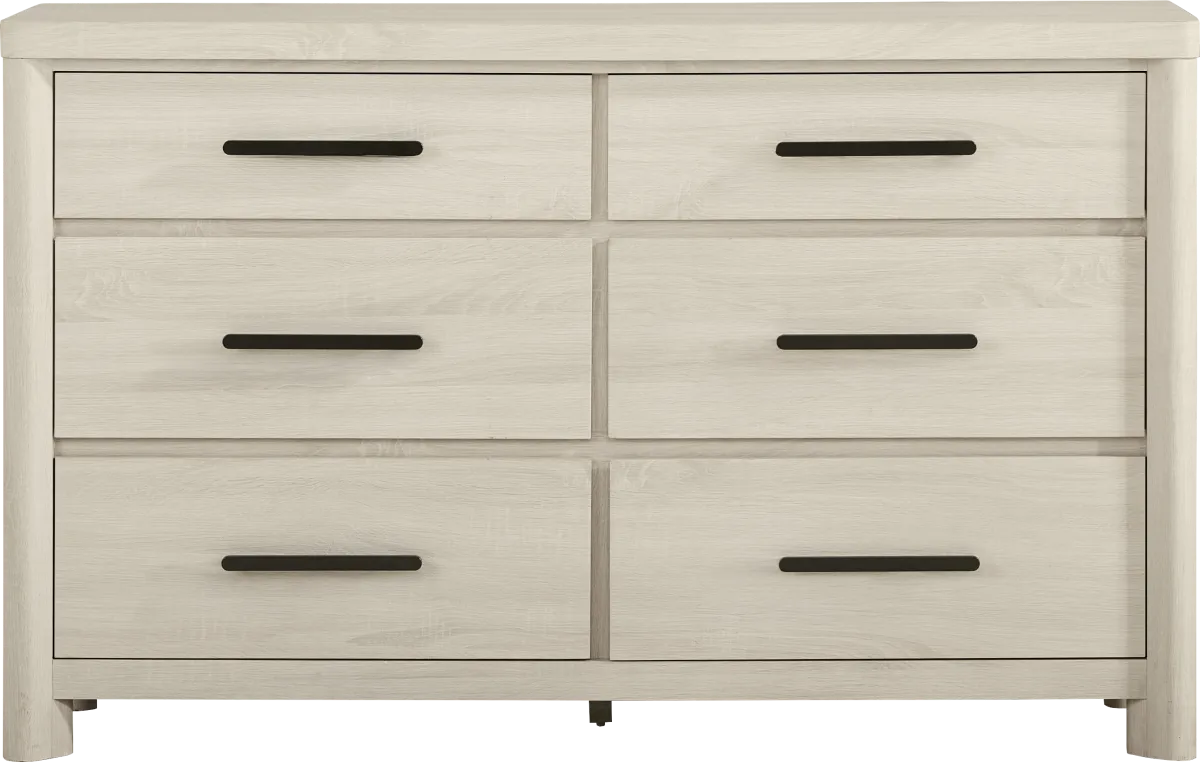 Pinebrook White Dresser | Rooms to Go