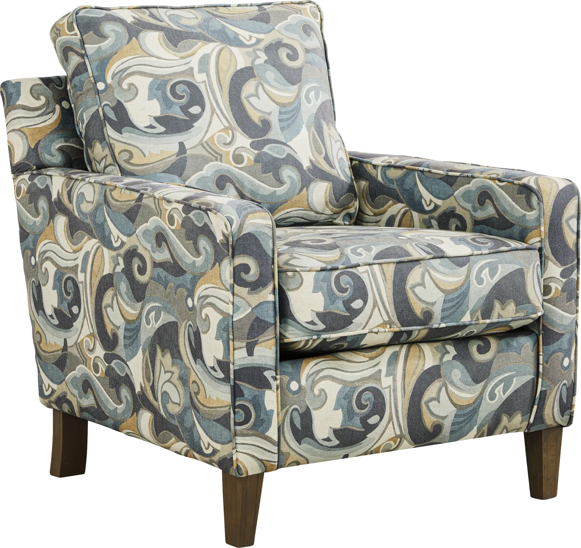 Tahlia Bay Blue Accent Chair
