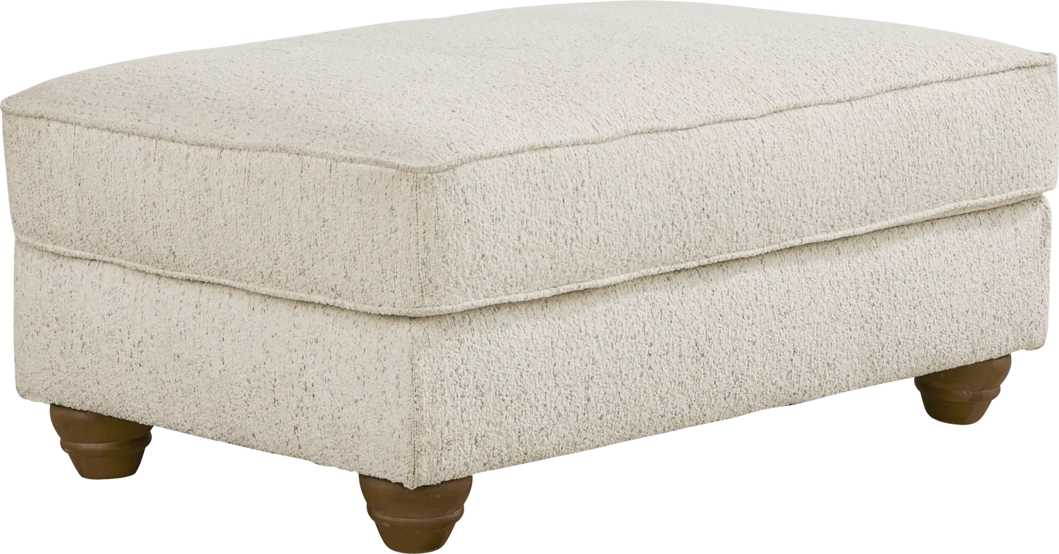 Tahlia Bay Bone Ottoman