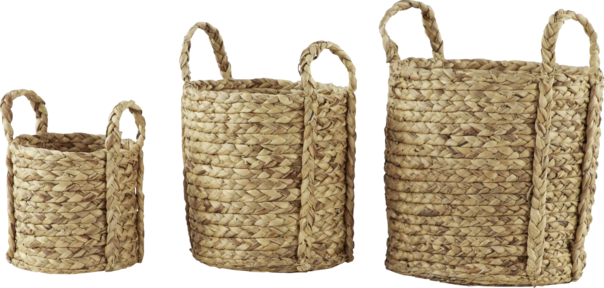 Zesti Brown Basket, Set of 3 - Image 1