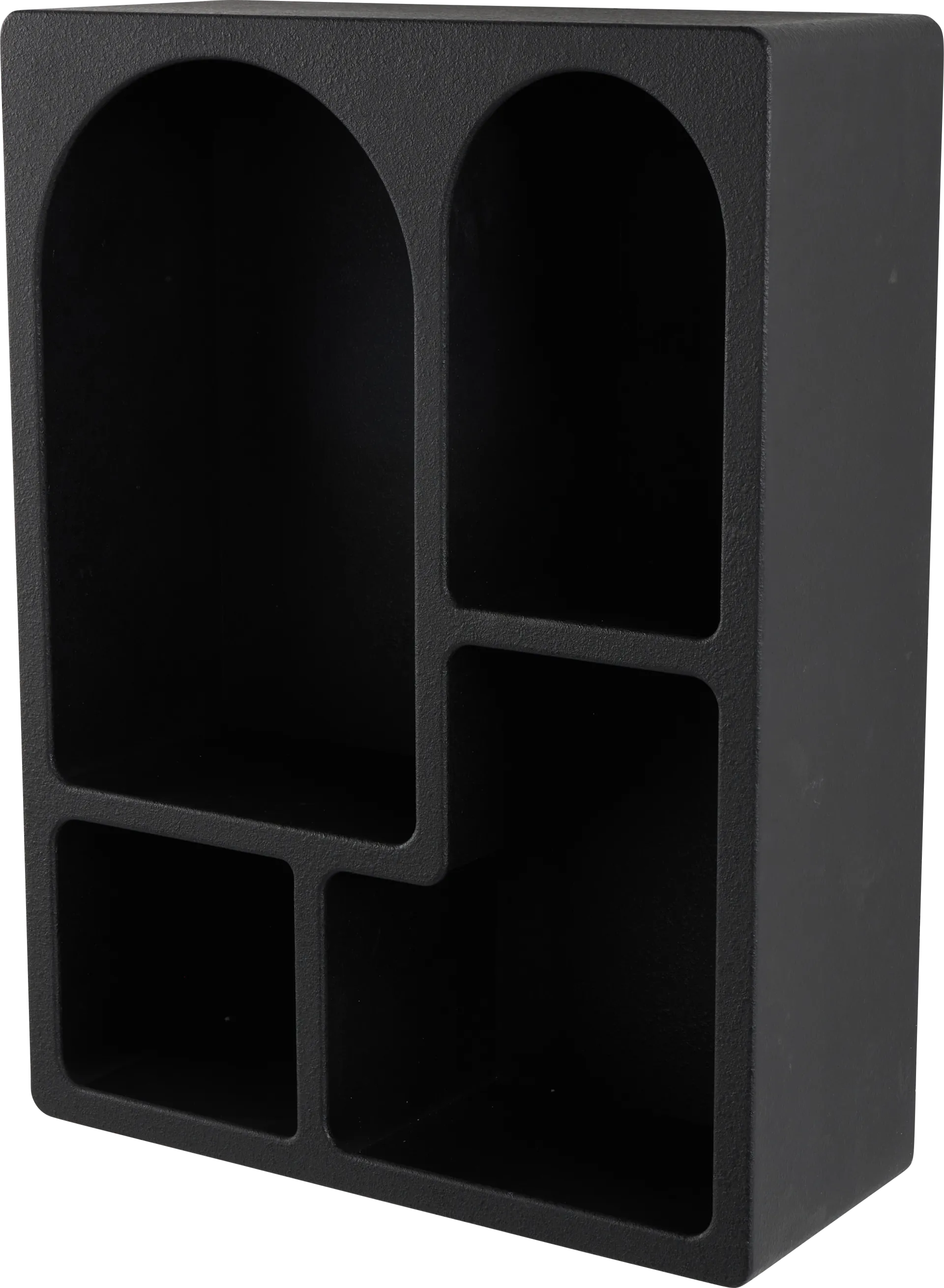 Shiri Black Wall Shelf - Image 1