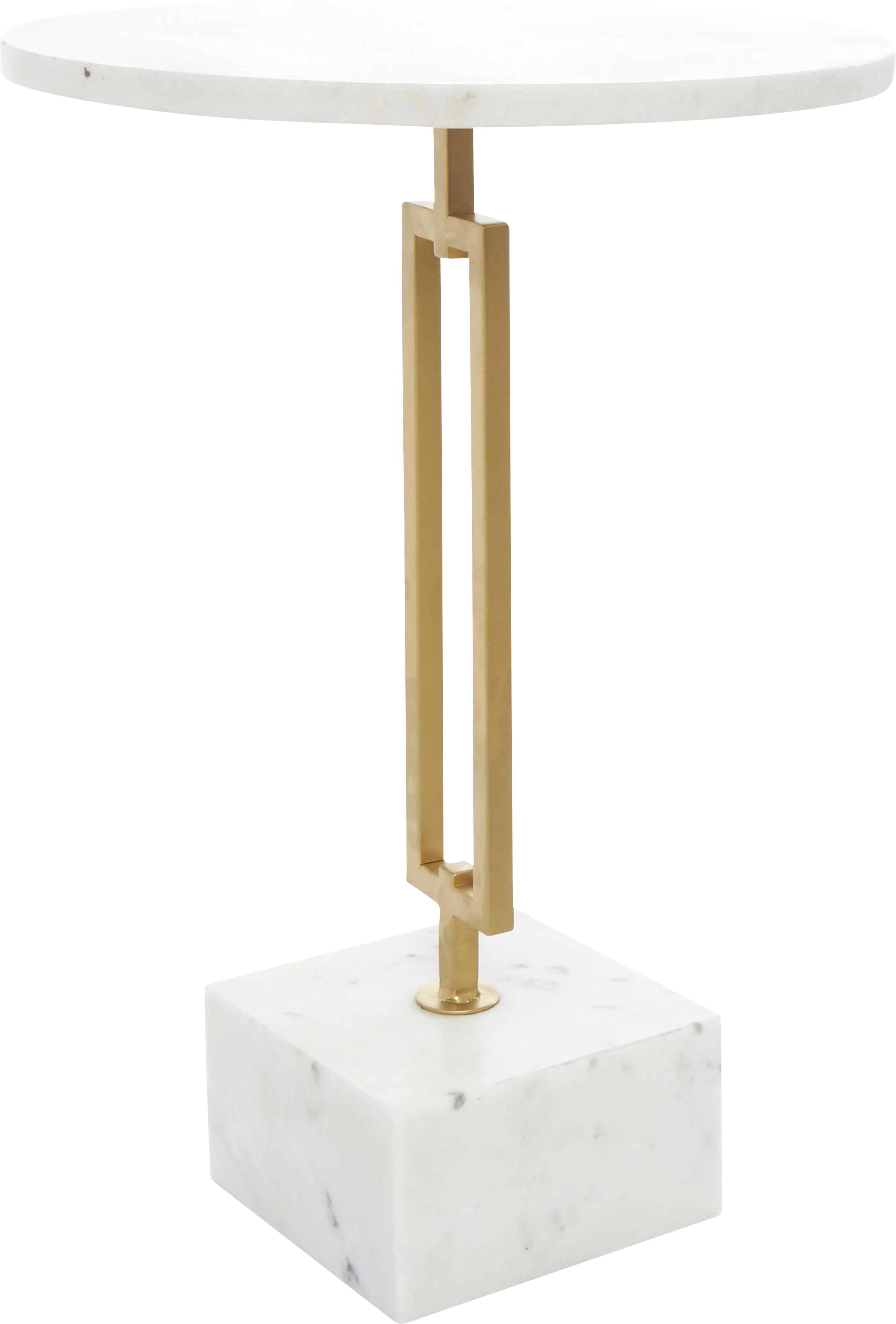 Dawpe White Accent Table - Thumbnail - Image 1