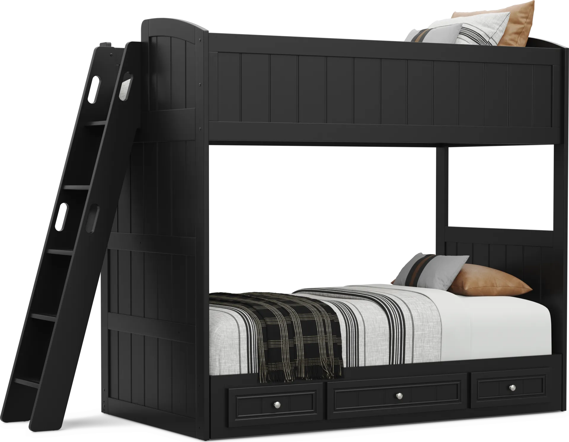 Kids Cottage Colors 2.0 Black Twin/Twin Loft - Image 1