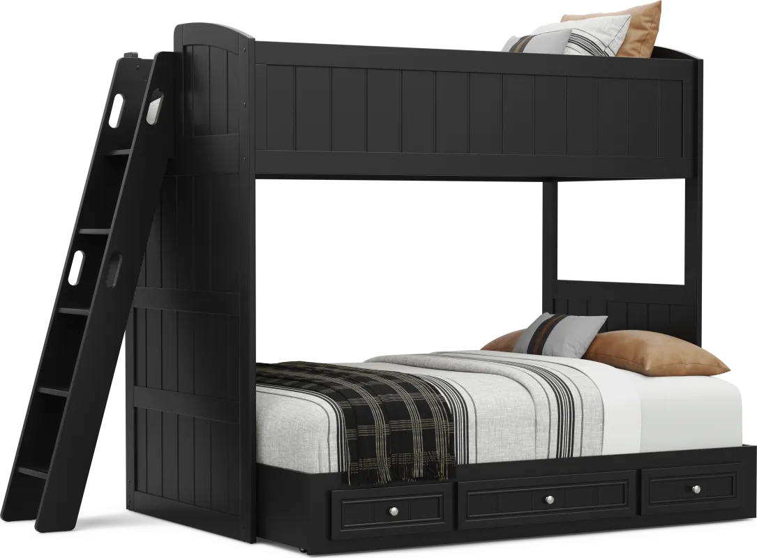 Kids Cottage Colors 2.0 Black Twin/Full Loft