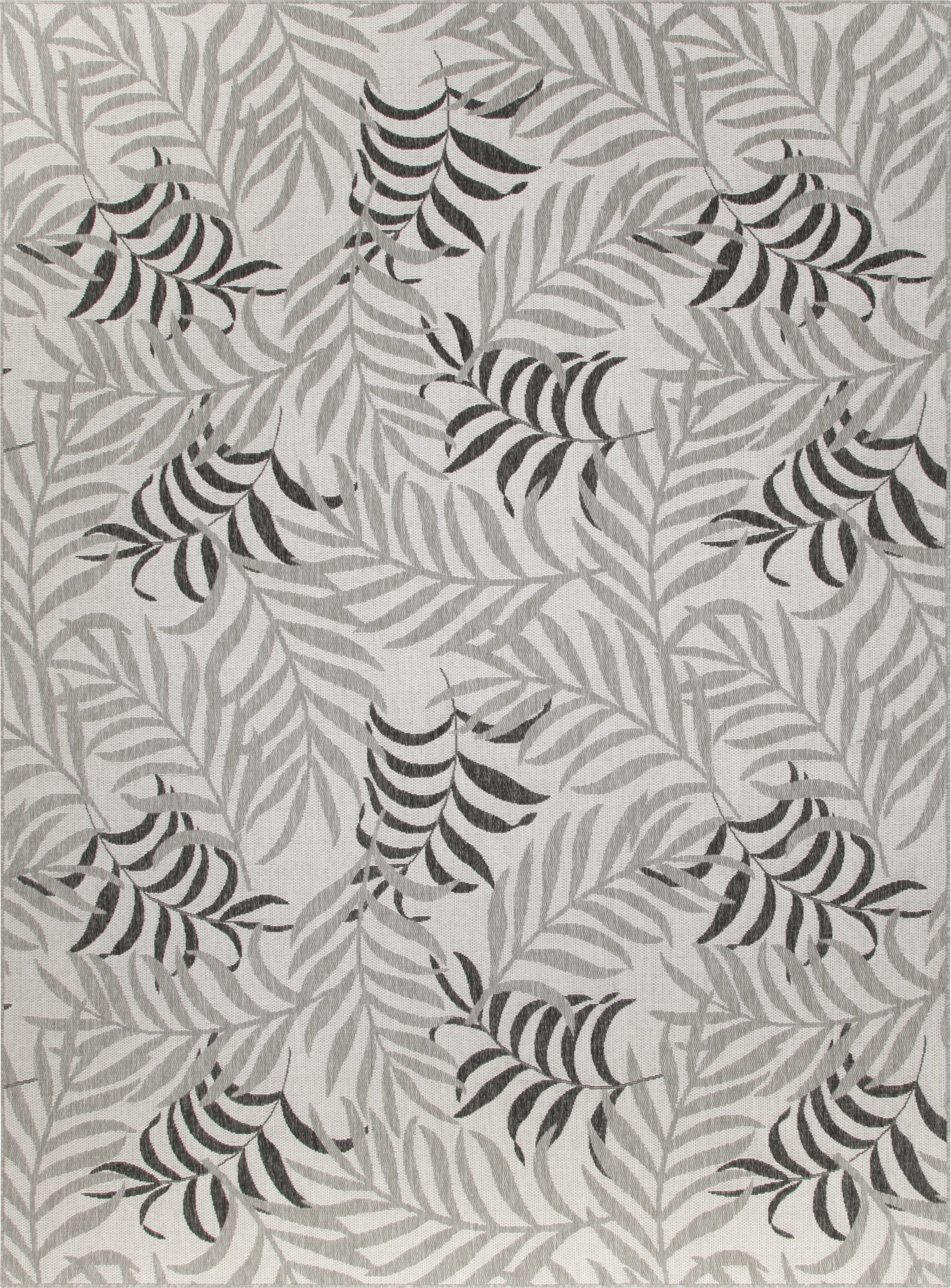 Modern Palm Ash 9' x 12' Indoor/Outdoor Rug - Thumbnail - Image 1
