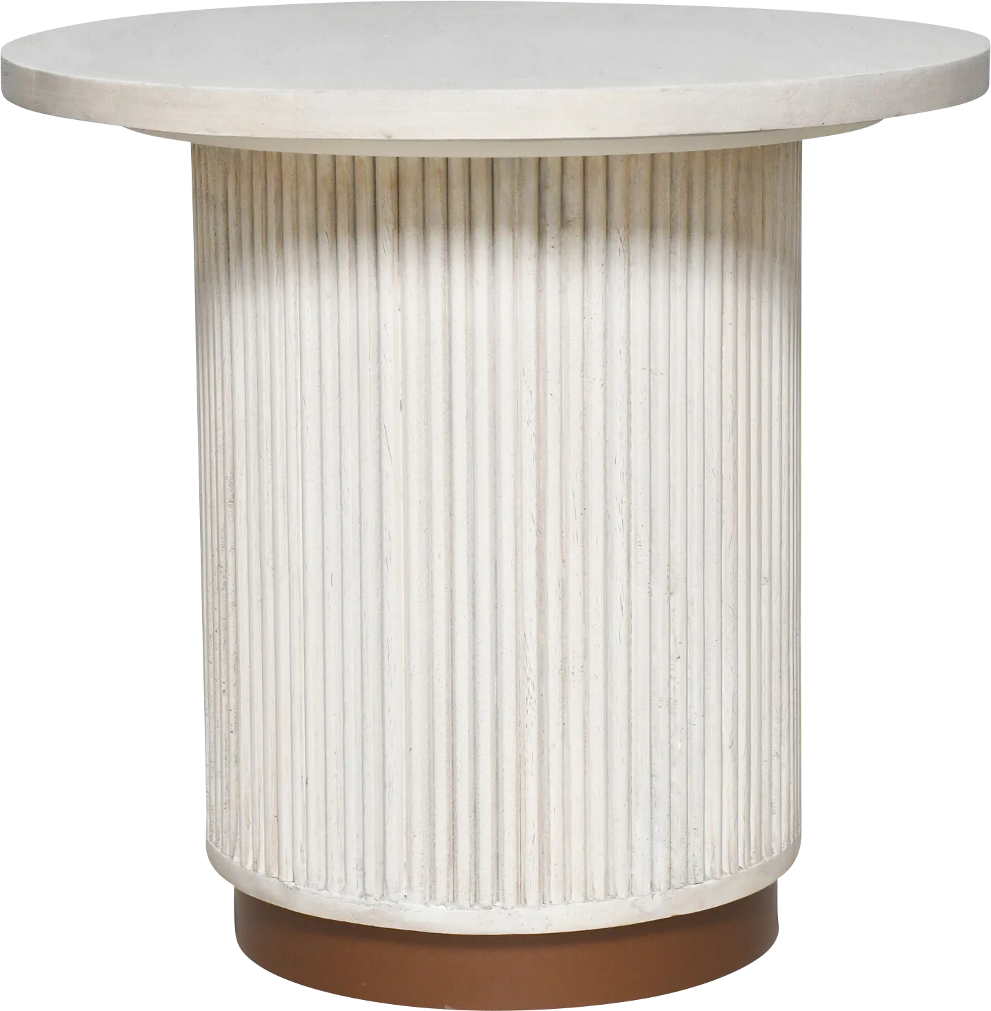 Glorio White End Table - Image 1