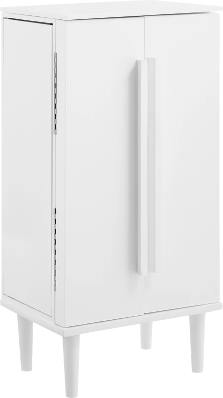 Suari White Jewelry Armoire