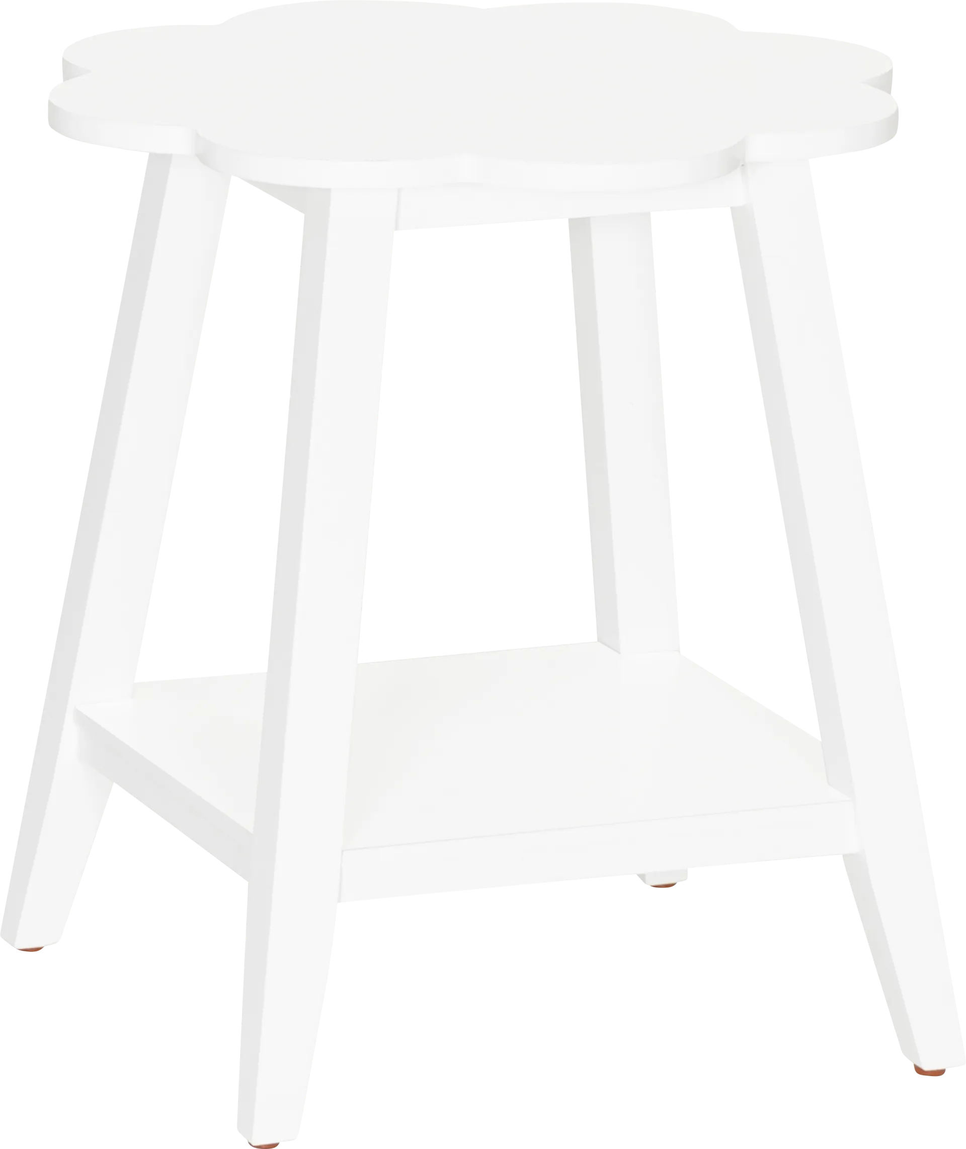 Daisy May White Accent Table - Image 1