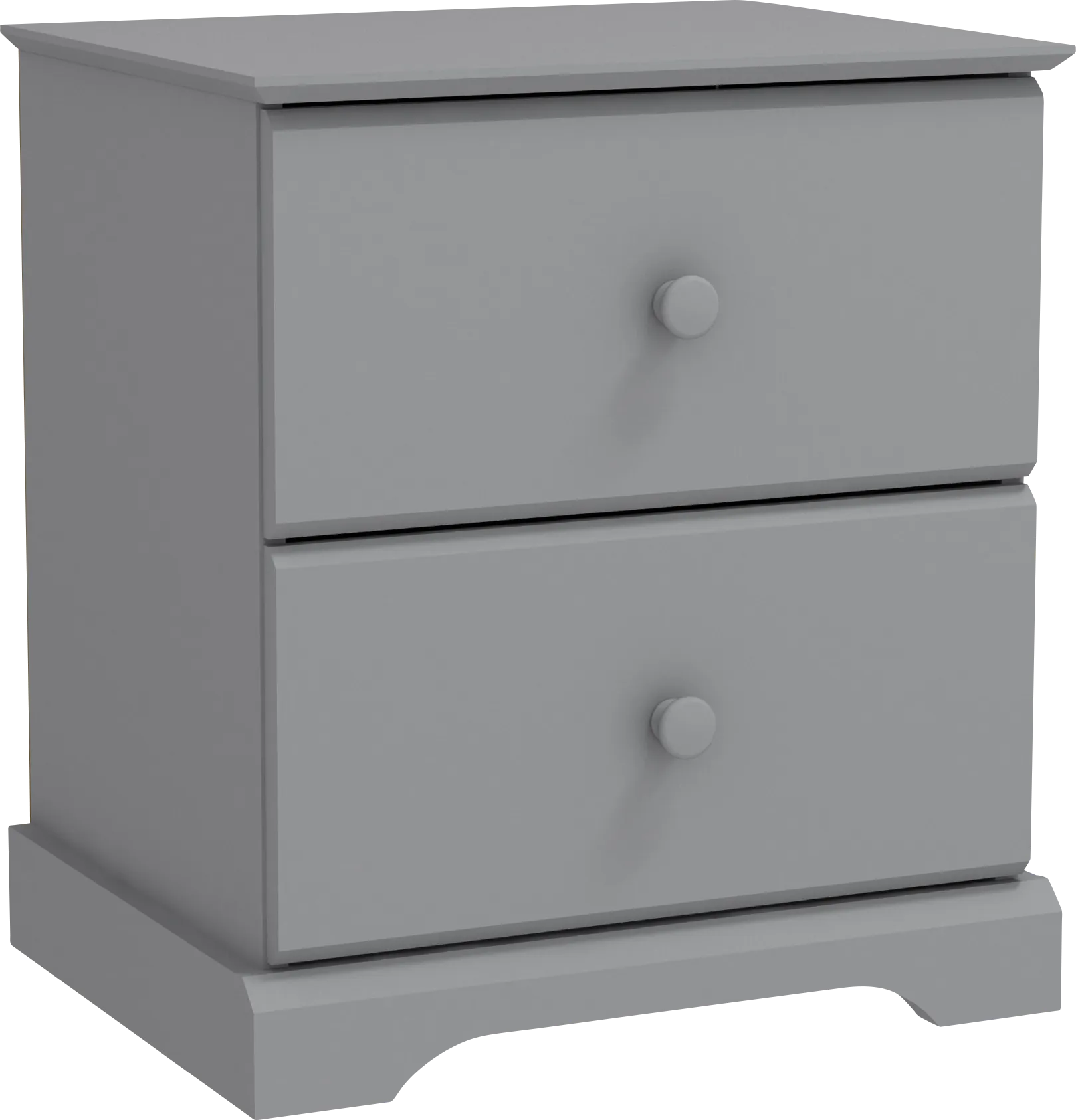 Euphro Gray Nightstand - Image 1