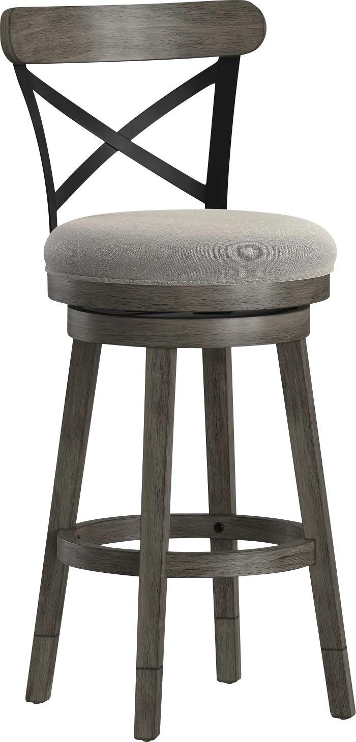 Nitin Gray Adjustable Stool - Image 1