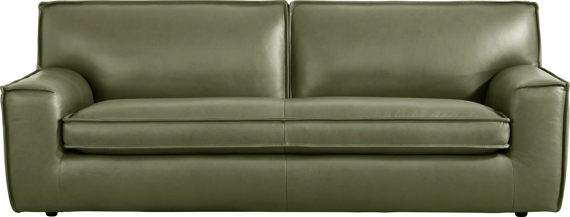 Geraldo Fern Leather Sofa