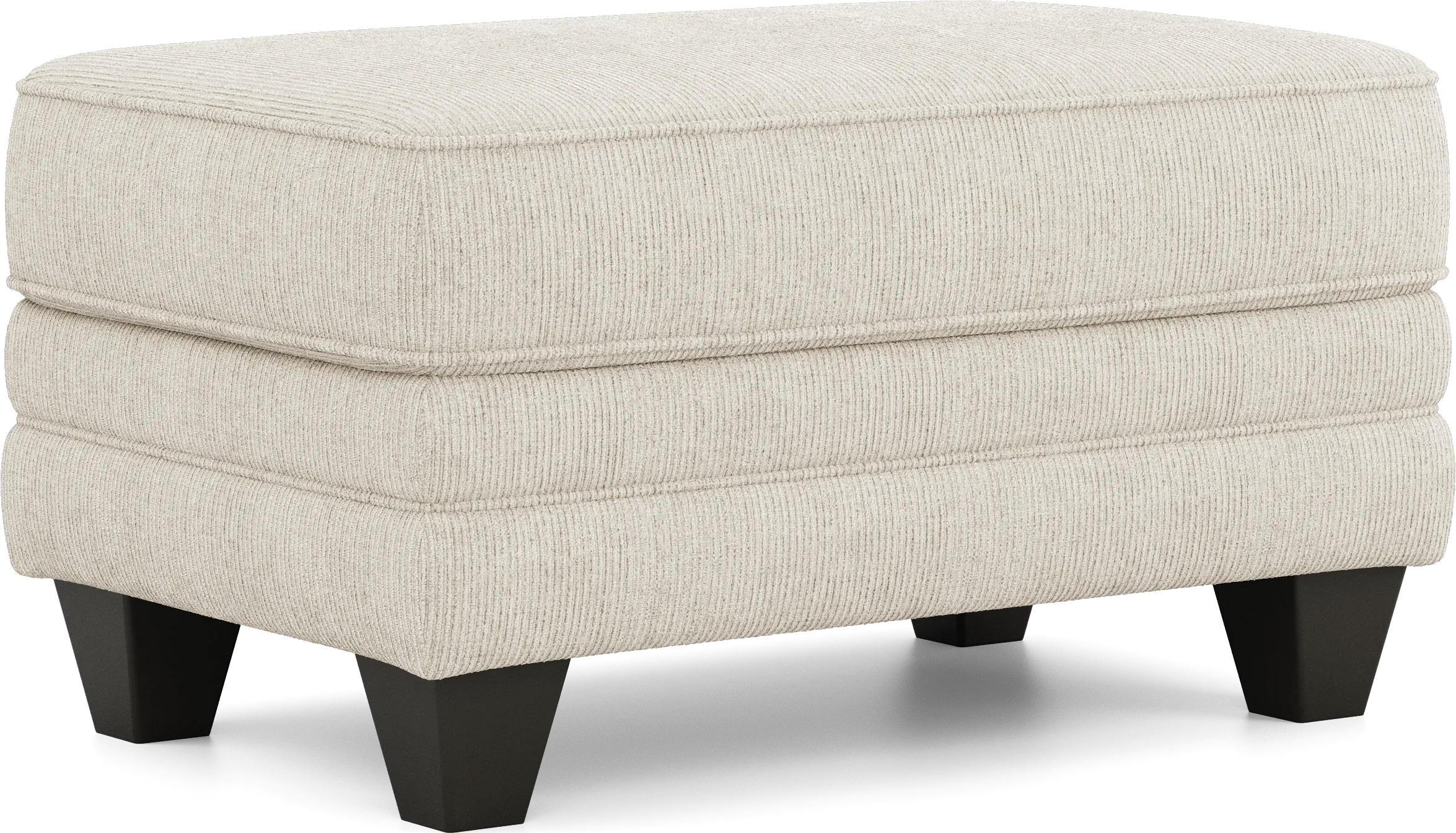 Remington Heights Sand Ottoman - Thumbnail - Image 1