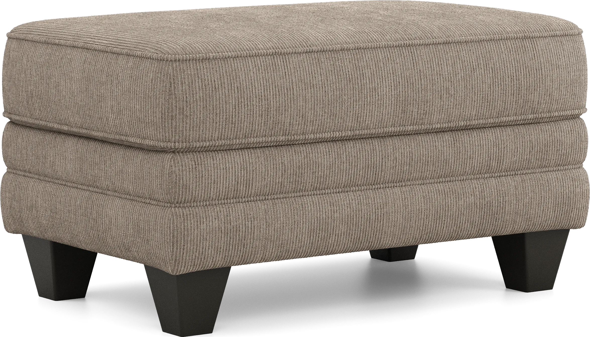 Remington Heights Cocoa Ottoman - Thumbnail - Image 1