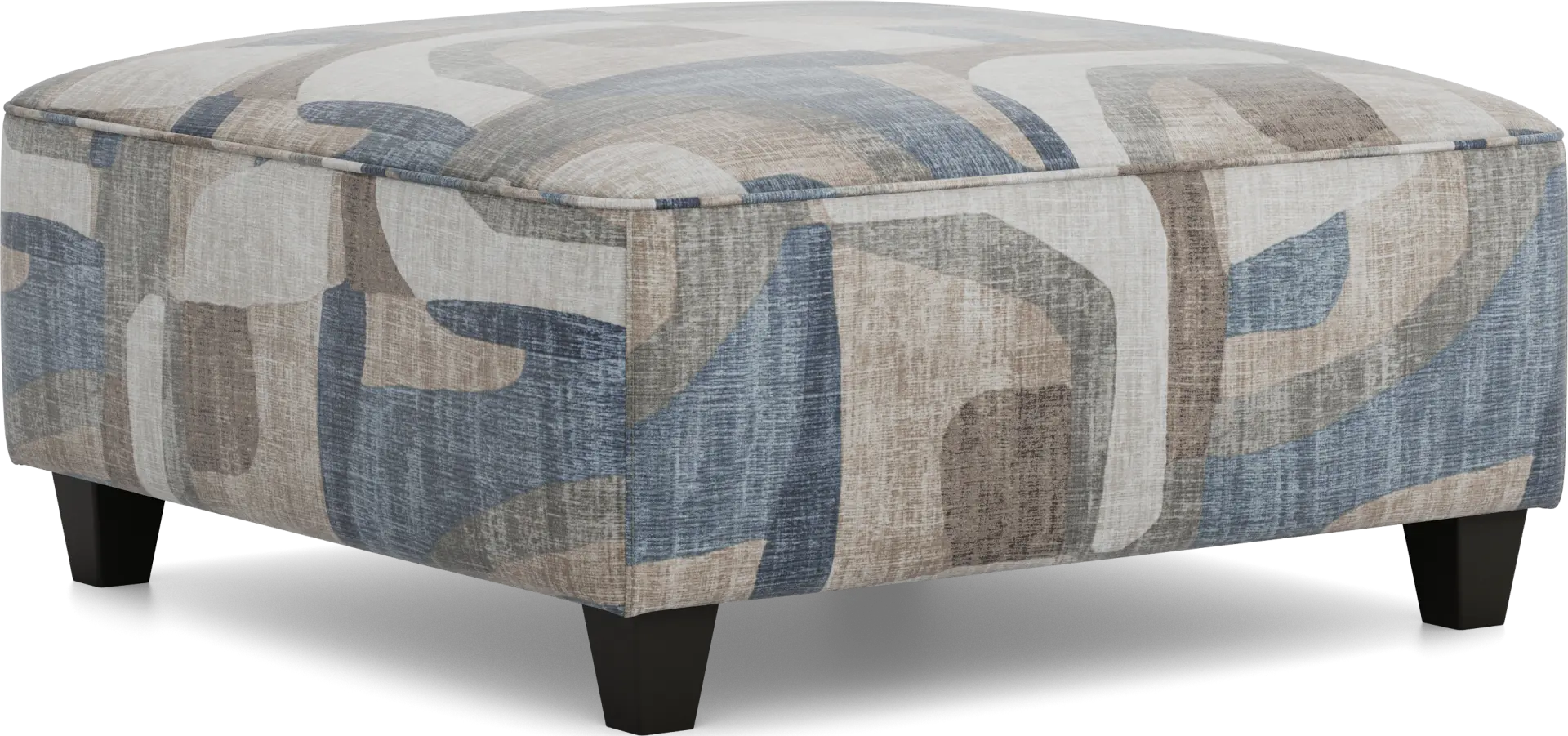 Remington Heights Blue Cocktail Ottoman