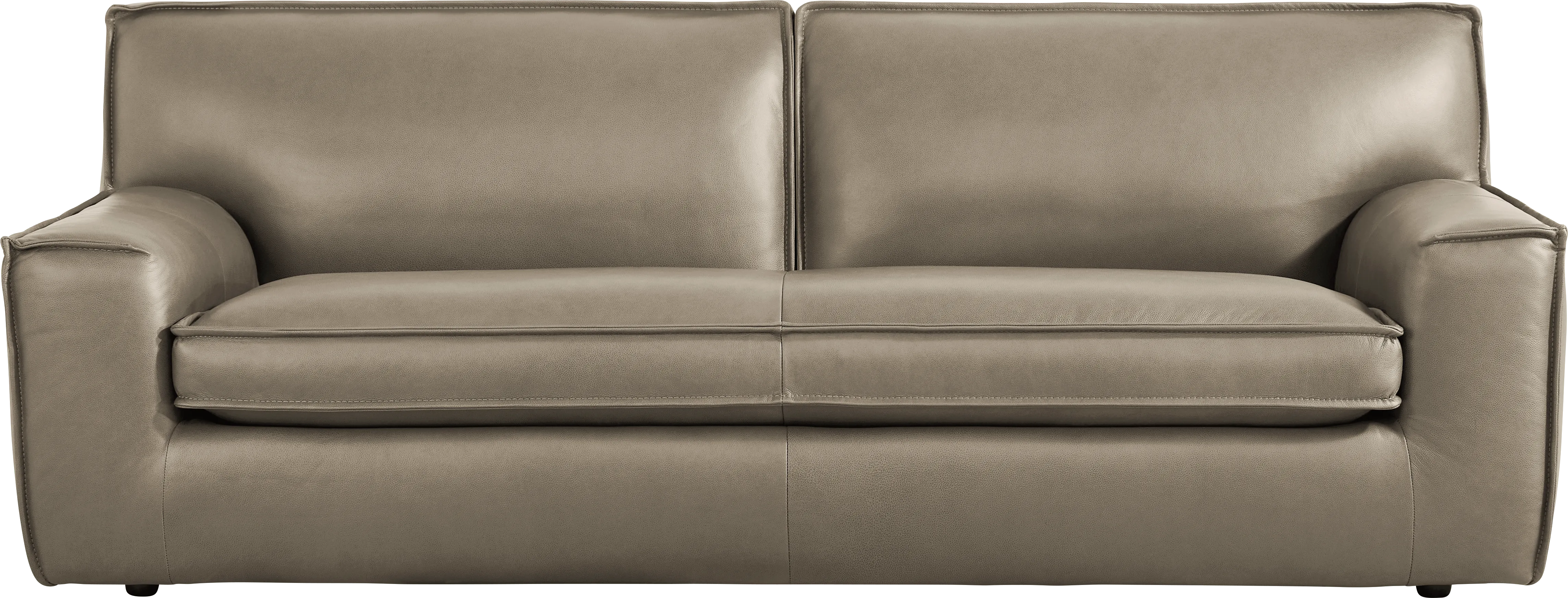 Geraldo Mineral Leather Sofa - Thumbnail - Image 1