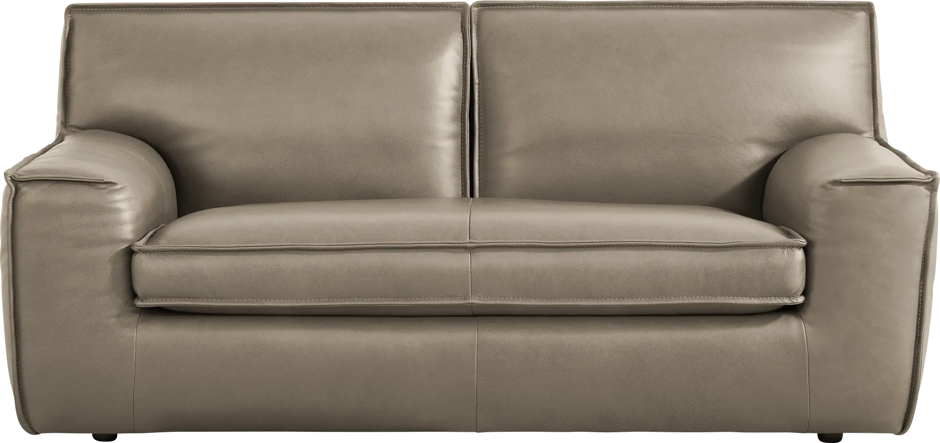 Geraldo Mineral Leather Loveseat