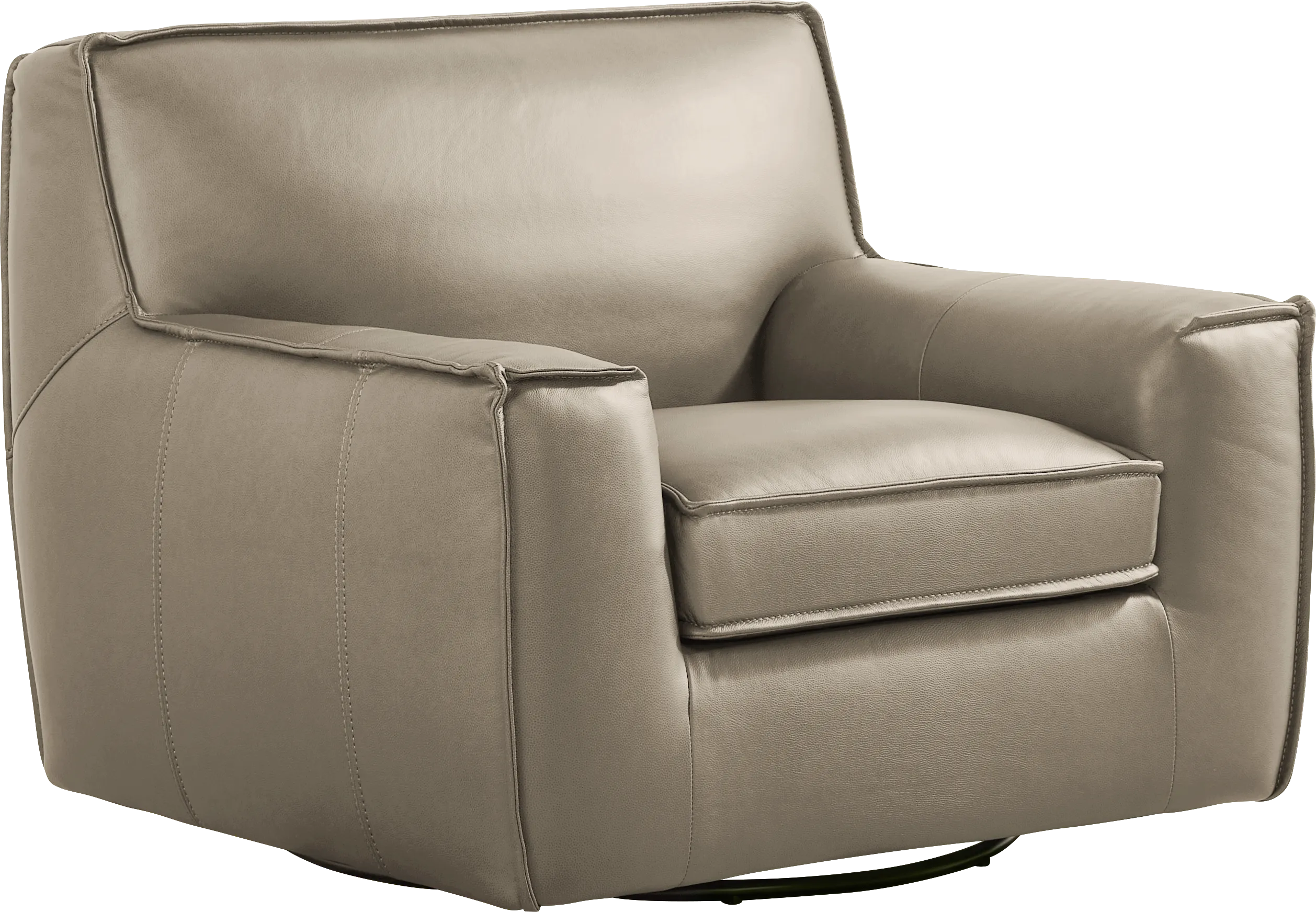 Geraldo Mineral Leather 7 Pc Living Room - Thumbnail - Image 8