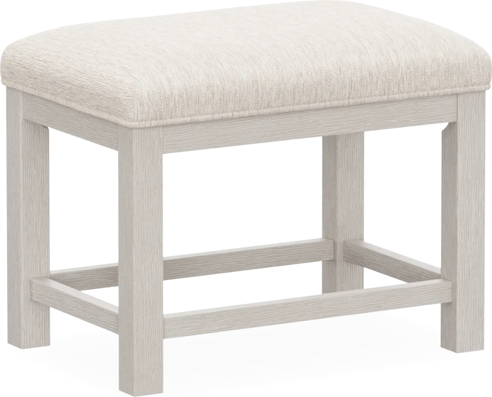 Royal Park Ivory Sofa Table Stool