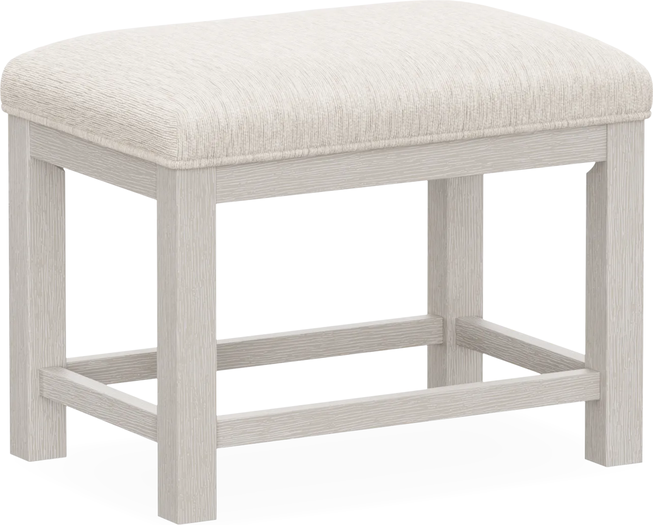 Royal Park Ivory Sofa Table Stool - Image 1