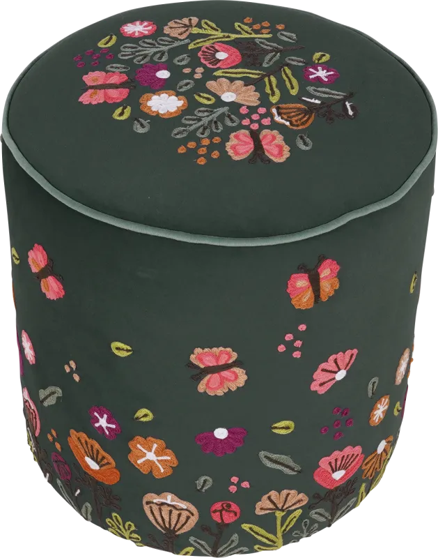 Hancana Green Ottoman