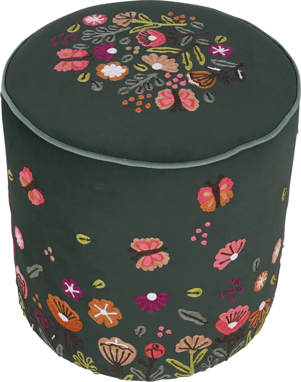Hancana Green Ottoman