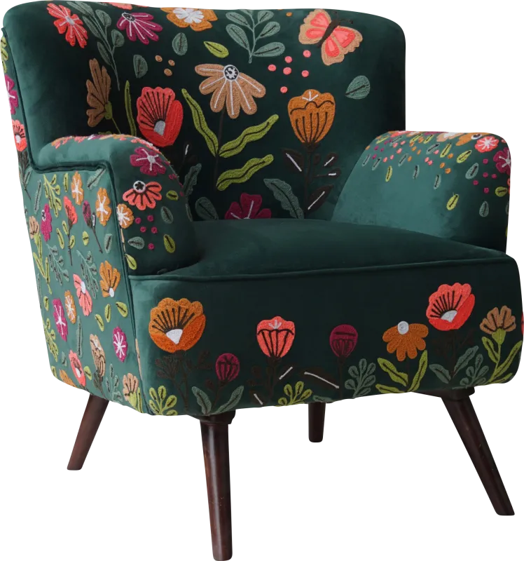 Hancana Green Accent Chair