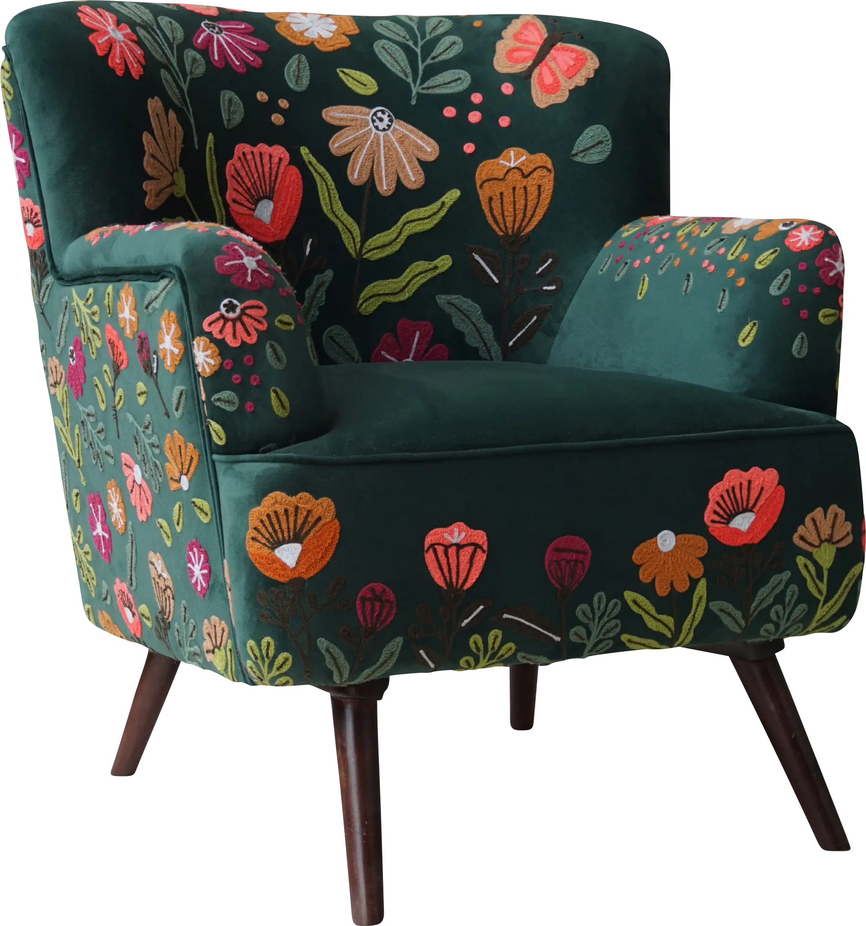 Hancana Green Accent Chair