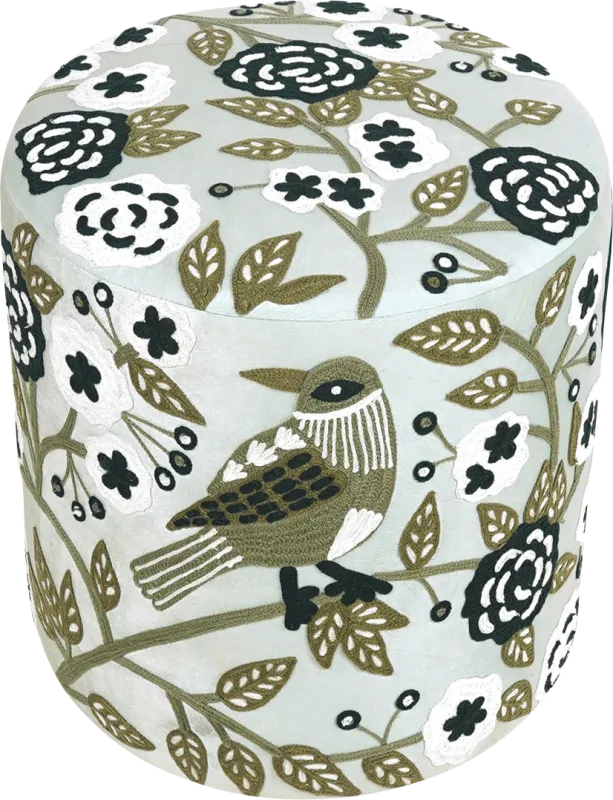Tansya Green Ottoman