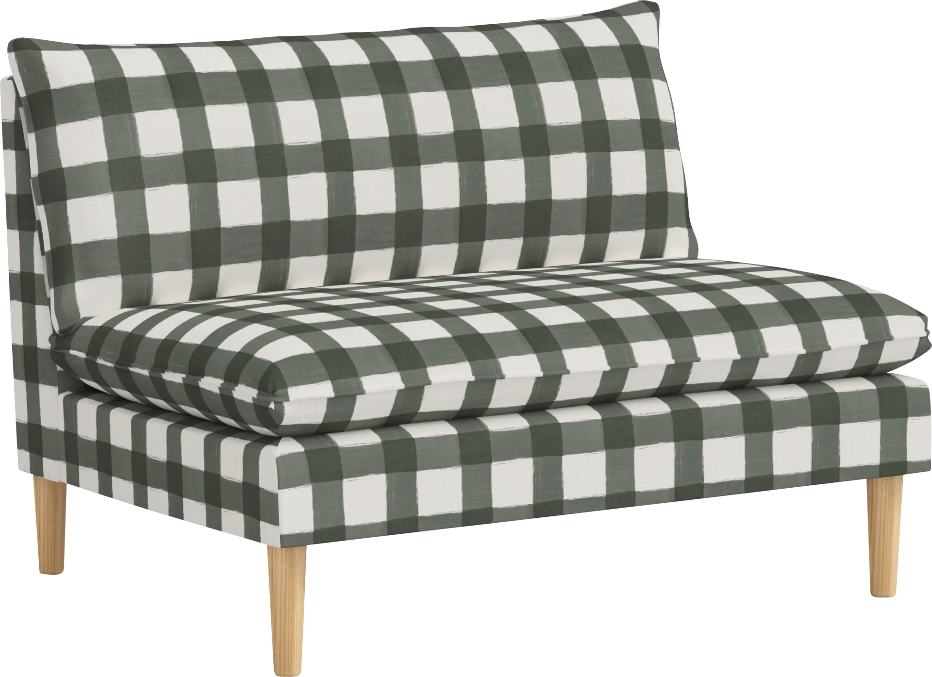 Deep Forest Sage Settee - Image 1