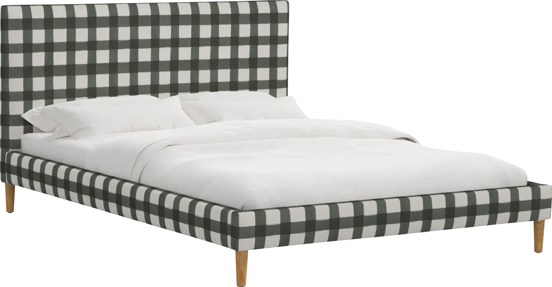 Cenwyn Green King Platform Bed