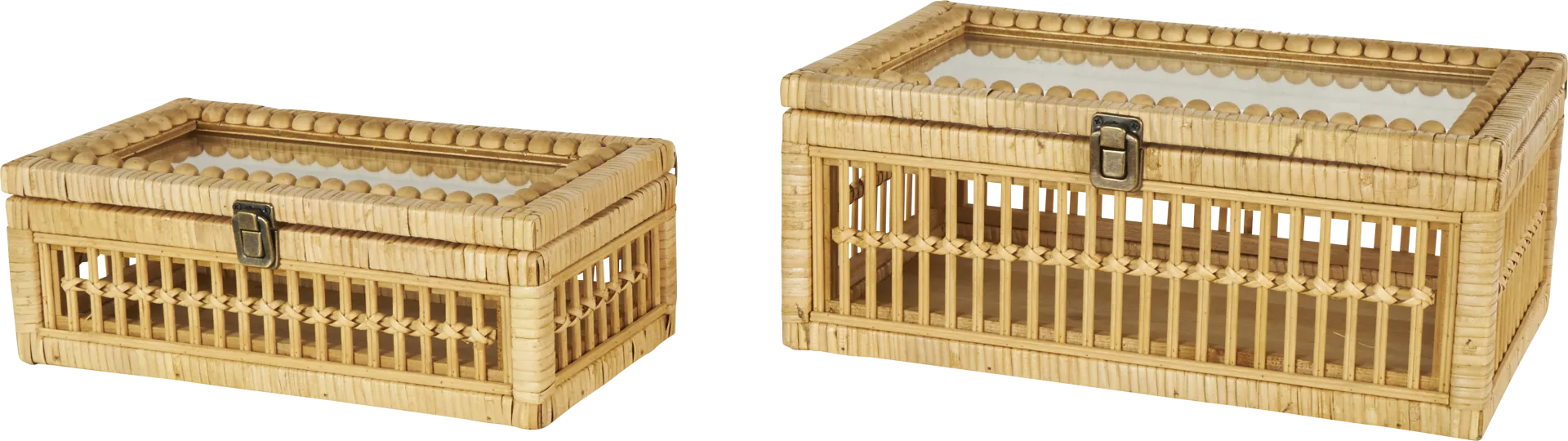 Maenzee Brown Decorative Box, Set of 2 - Image 1