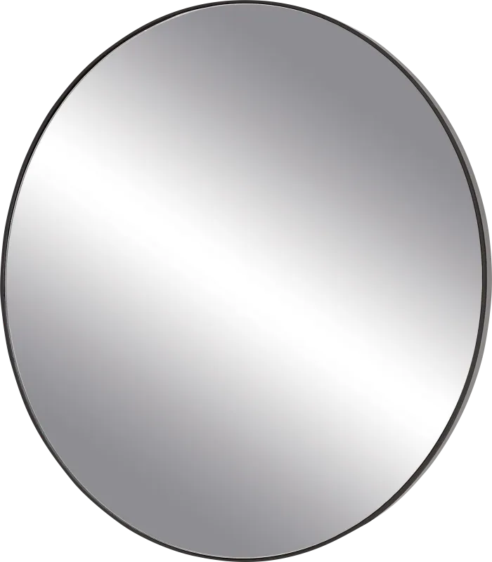 Cavology Black Oval Room Wall Mirror